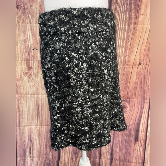 Fenn Wright Manson black and white wool alpaca mohair blend skirt women’s size M - Picture 5 of 10